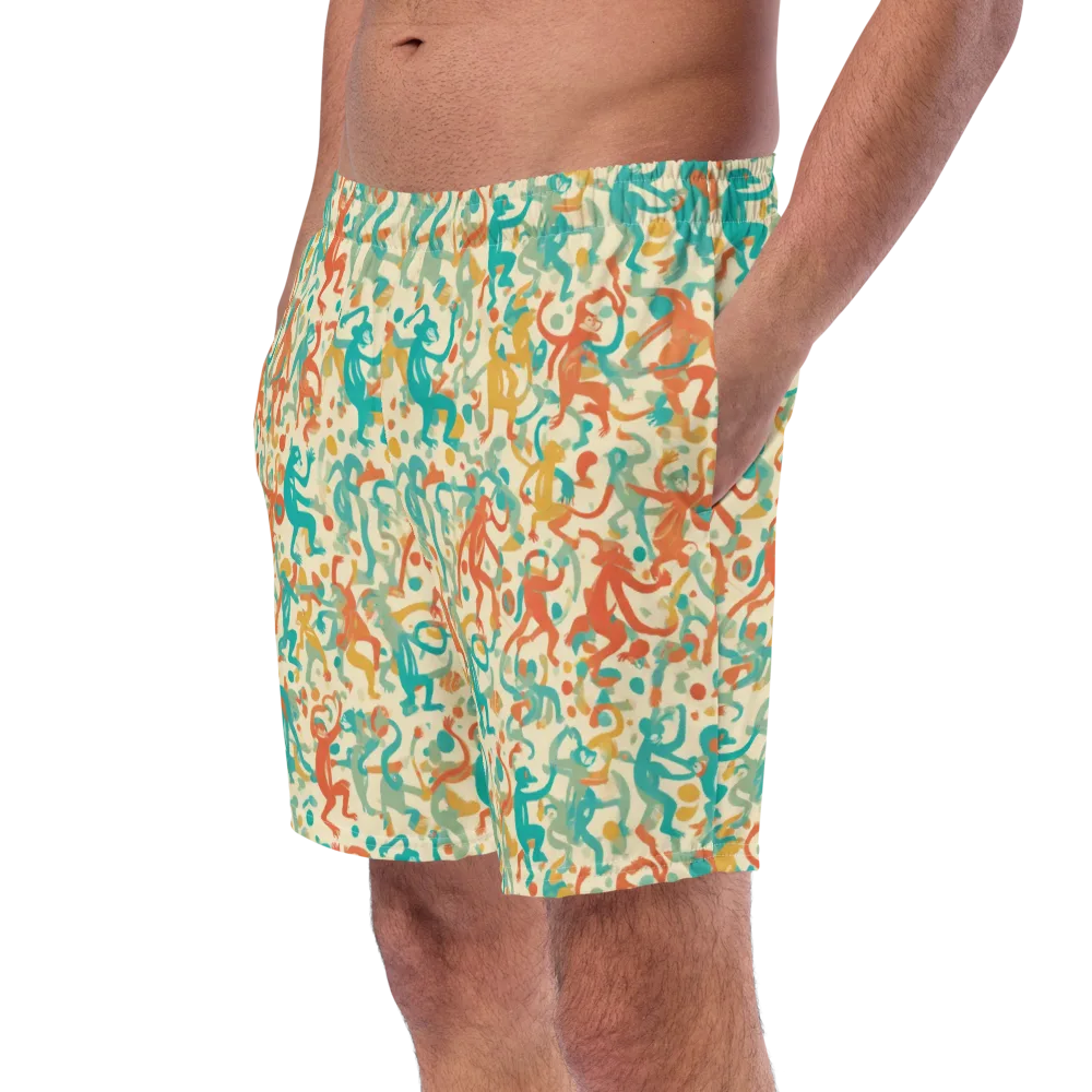 Tangerine Troupe on Swim Trunks — Left Front