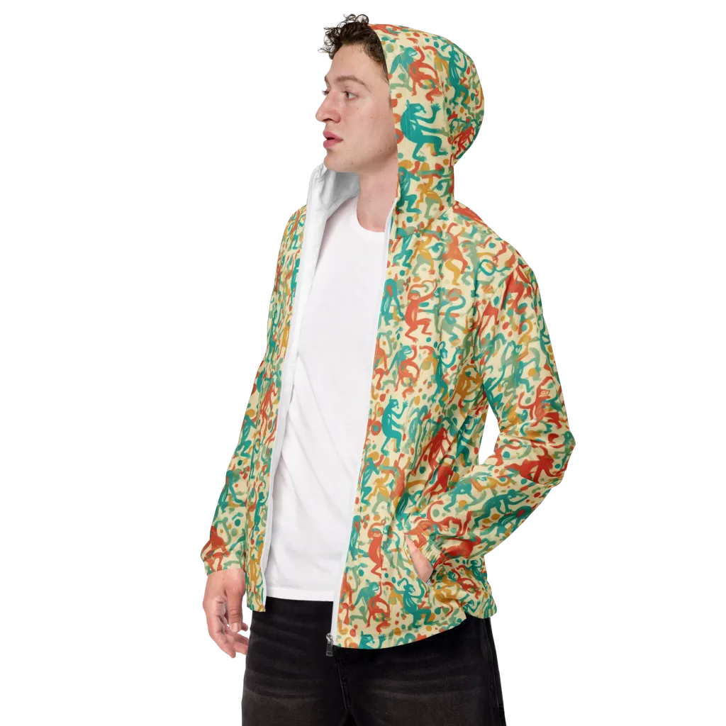 Tangerine Troupe on Men's Windbreaker — Left Front