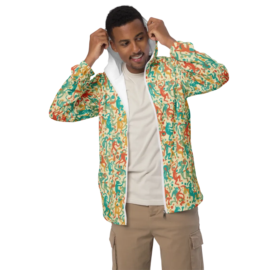 Tangerine Troupe on Men's Windbreaker — Front