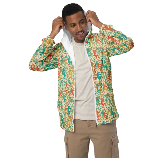 Tangerine Troupe on a Men's Windbreaker