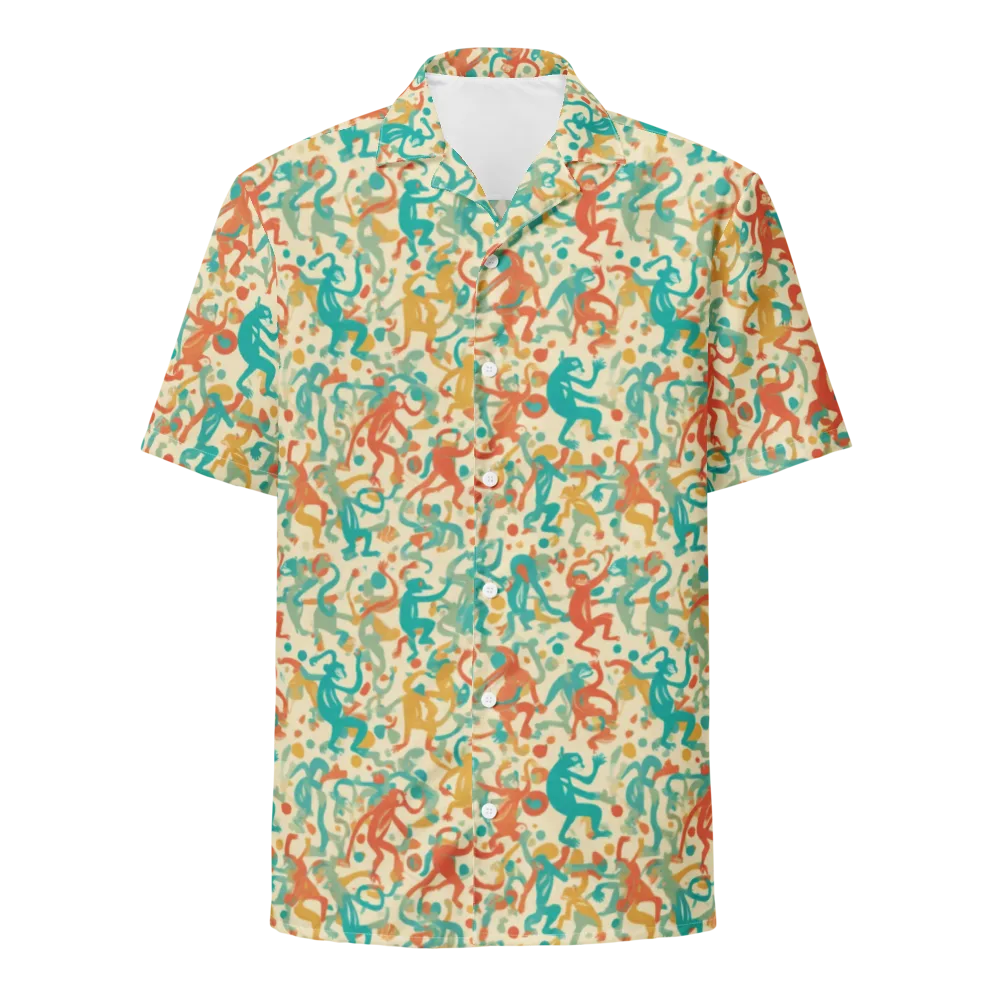 Tangerine Troupe on Button Shirt — Front