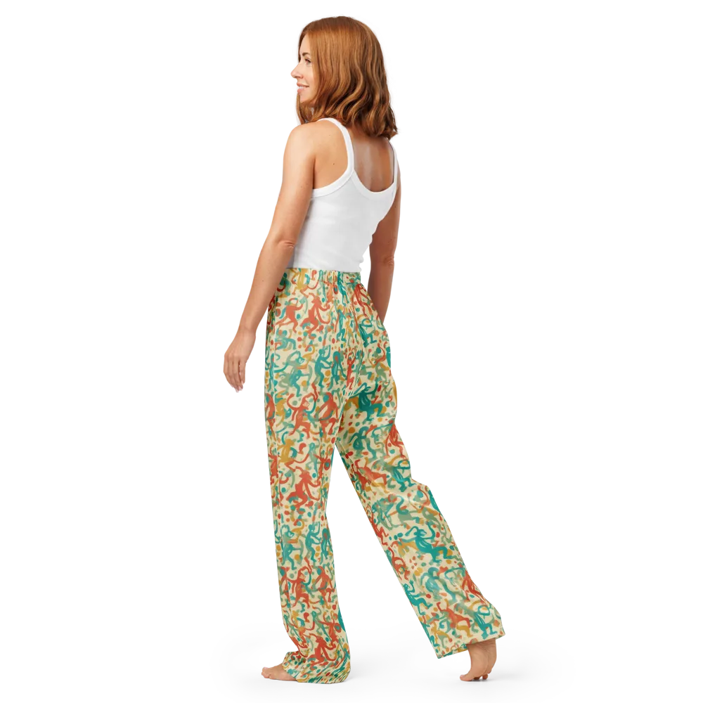 Tangerine Troupe on Women's Pajama Pants — Back