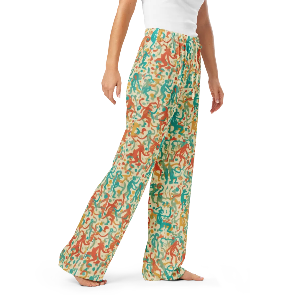 Tangerine Troupe on Women's Pajama Pants — Right Front