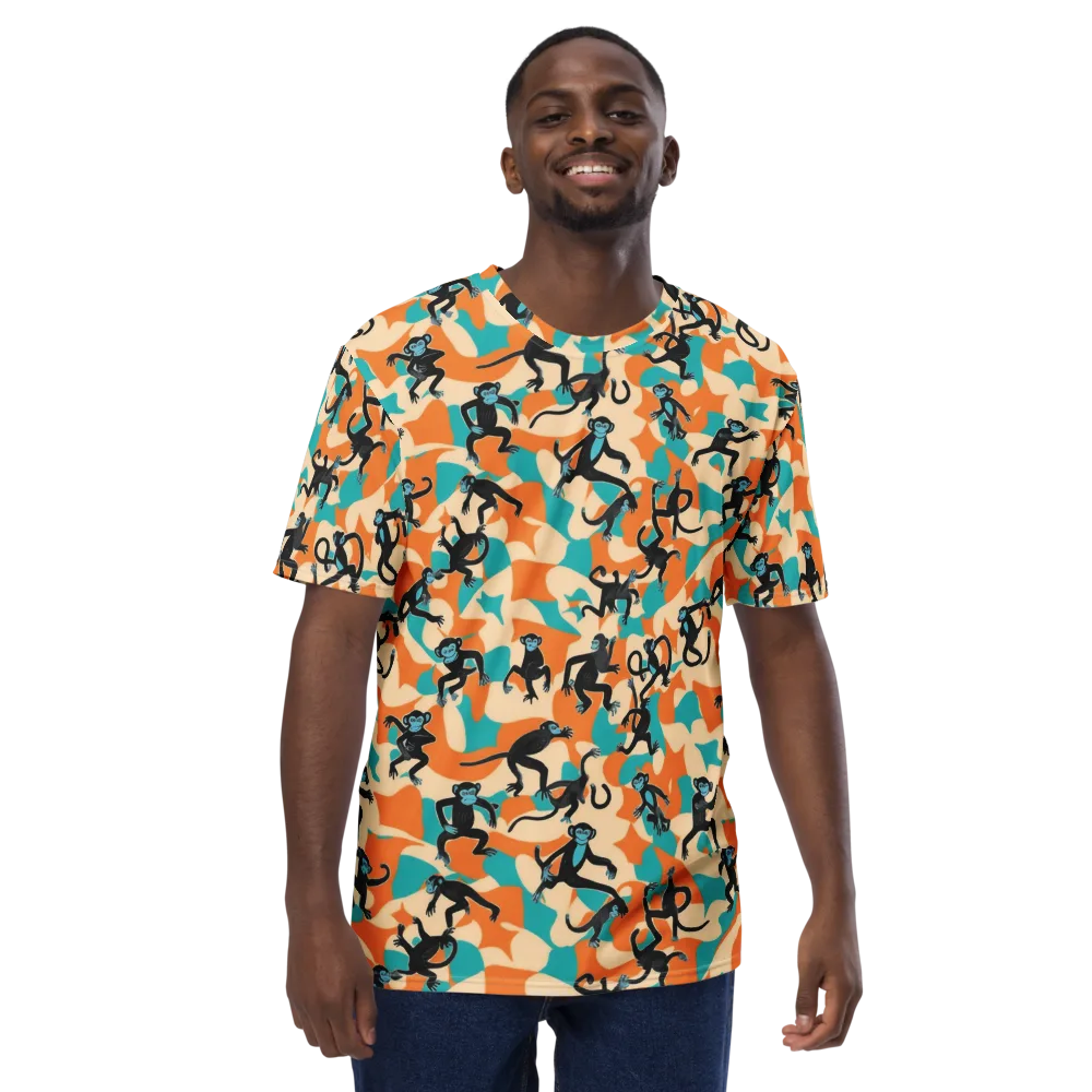 Jungle Jitter on Men's Crew Neck T-Shirt — Front