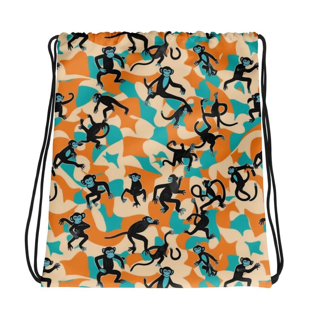 Jungle Jitter on Drawstring Bag — Photo