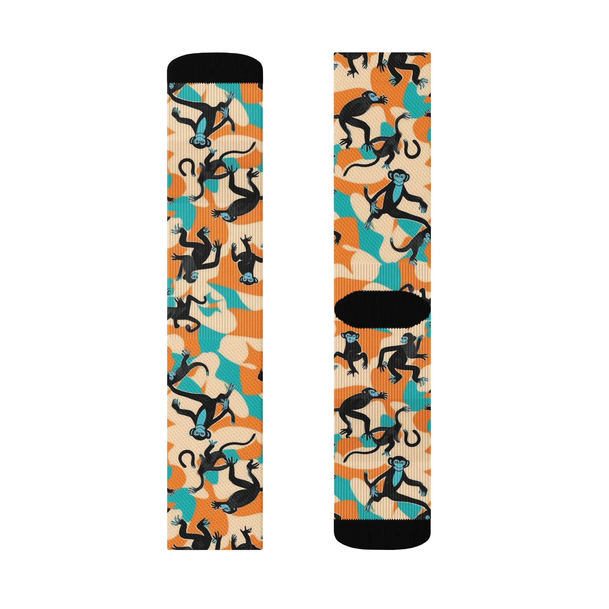 Jungle Jitter on Socks — Left Sock
