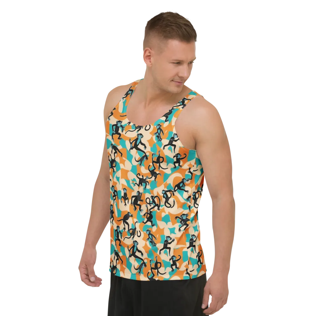 Jungle Jitter on Men's Tank Top — Left Front