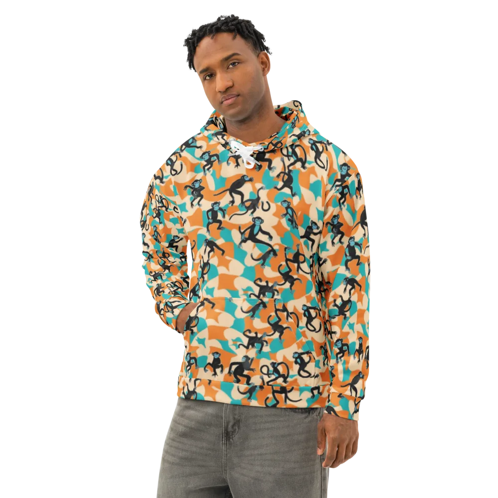 Jungle Jitter on Cotton Hoodie — Left Front