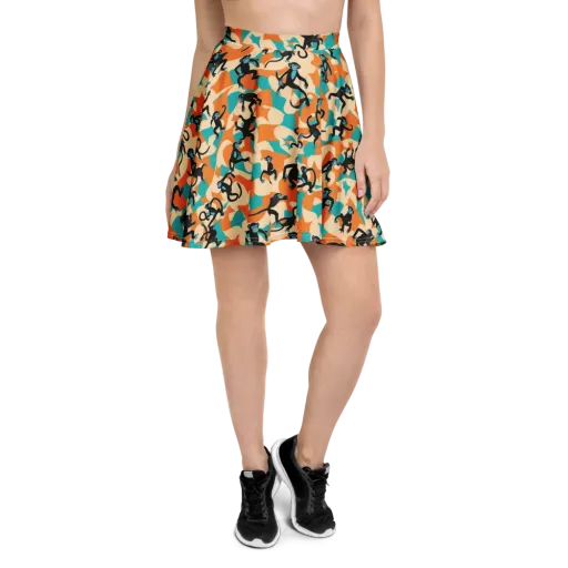 Jungle Jitter on a Skater Skirt