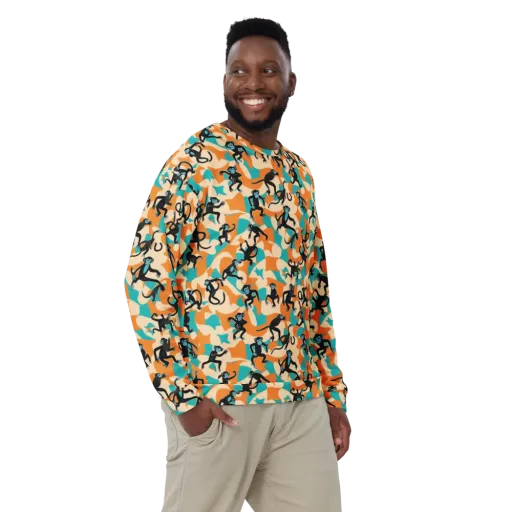 Jungle Jitter on a Sweatshirt