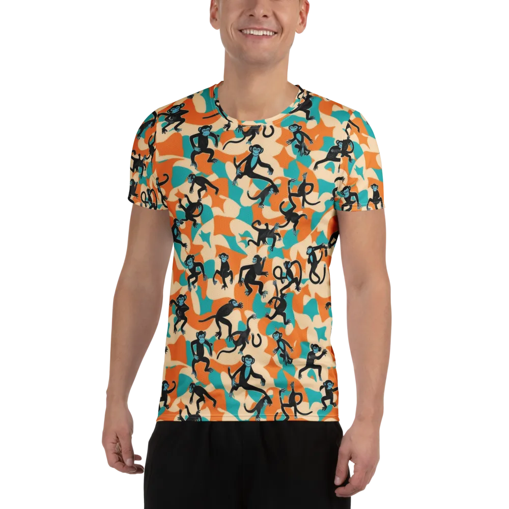 Jungle Jitter on Men's Athletic T-Shirt — Front