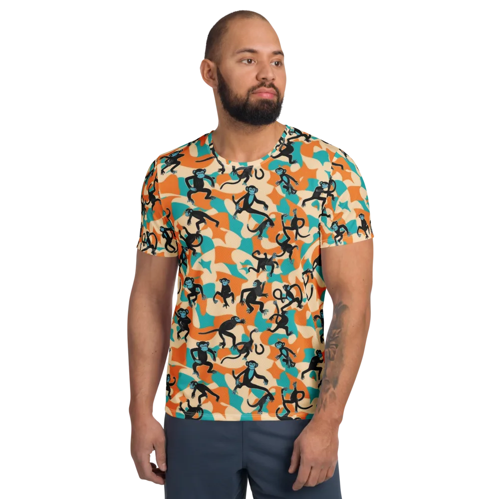Jungle Jitter on Men's Athletic T-Shirt — Front