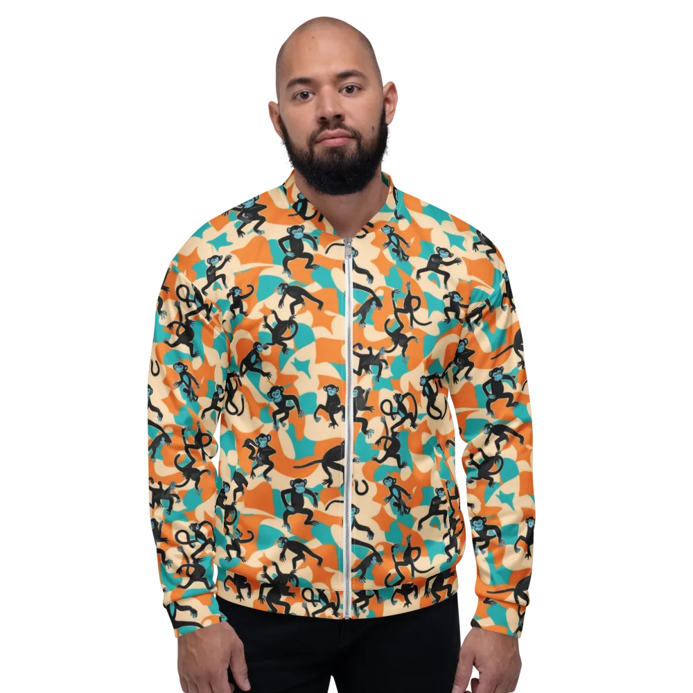 Jungle Jitter on Bomber Jacket — Front