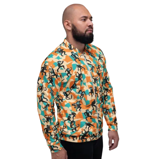 Jungle Jitter on a Bomber Jacket