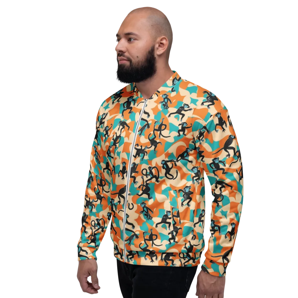 Jungle Jitter on Bomber Jacket — Left