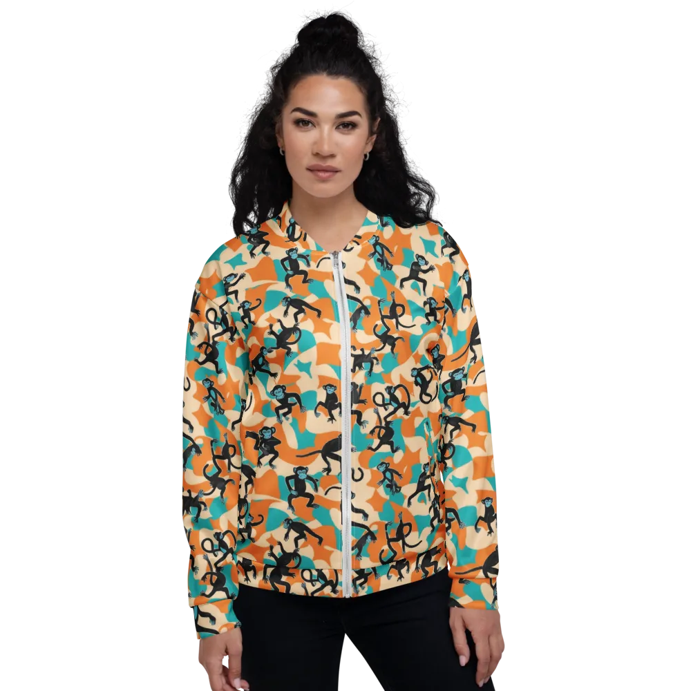 Jungle Jitter on Bomber Jacket — Front