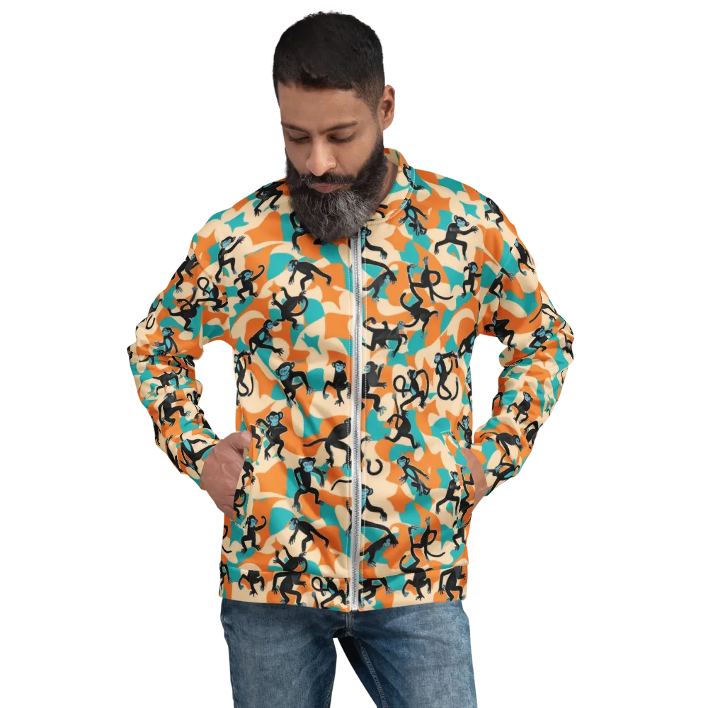 Jungle Jitter on Bomber Jacket — Front
