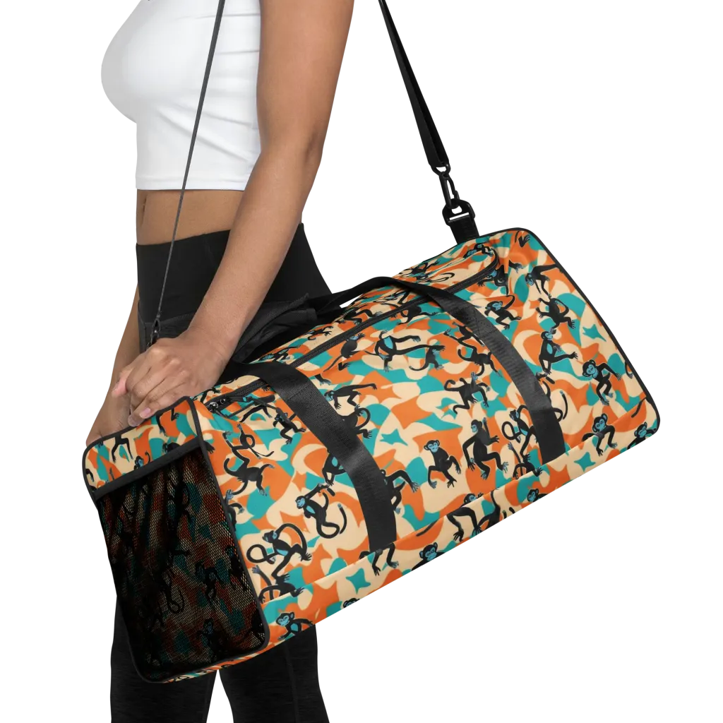 Jungle Jitter on Duffle Bag — Front