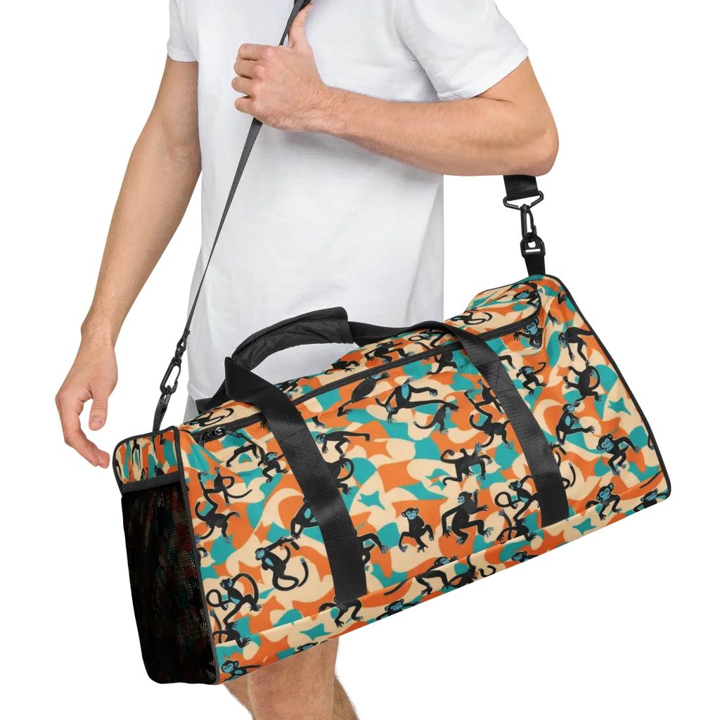 Jungle Jitter on Duffle Bag — Right Front