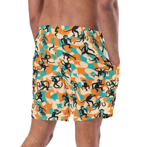 Jungle Jitter on a Swim Trunks
