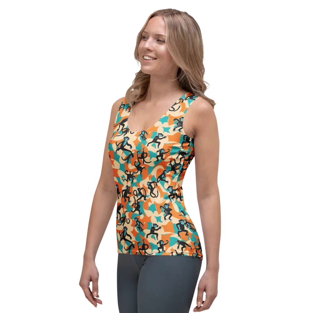 Jungle Jitter on Women's Tank Top — Left Front
