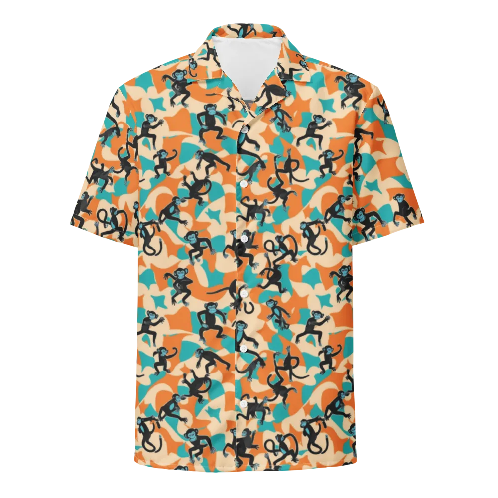 Jungle Jitter on Button Shirt — Front