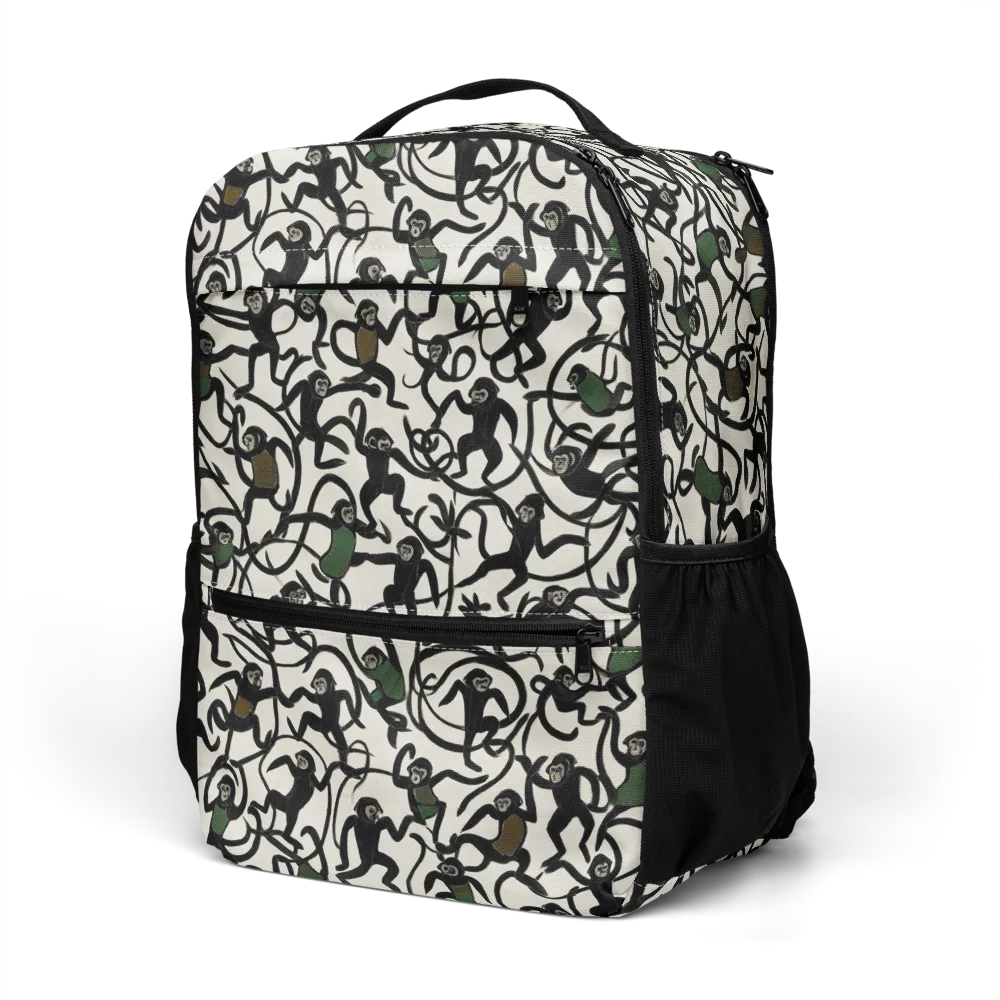 Canopy Capers on Utility Backpack — Left Front