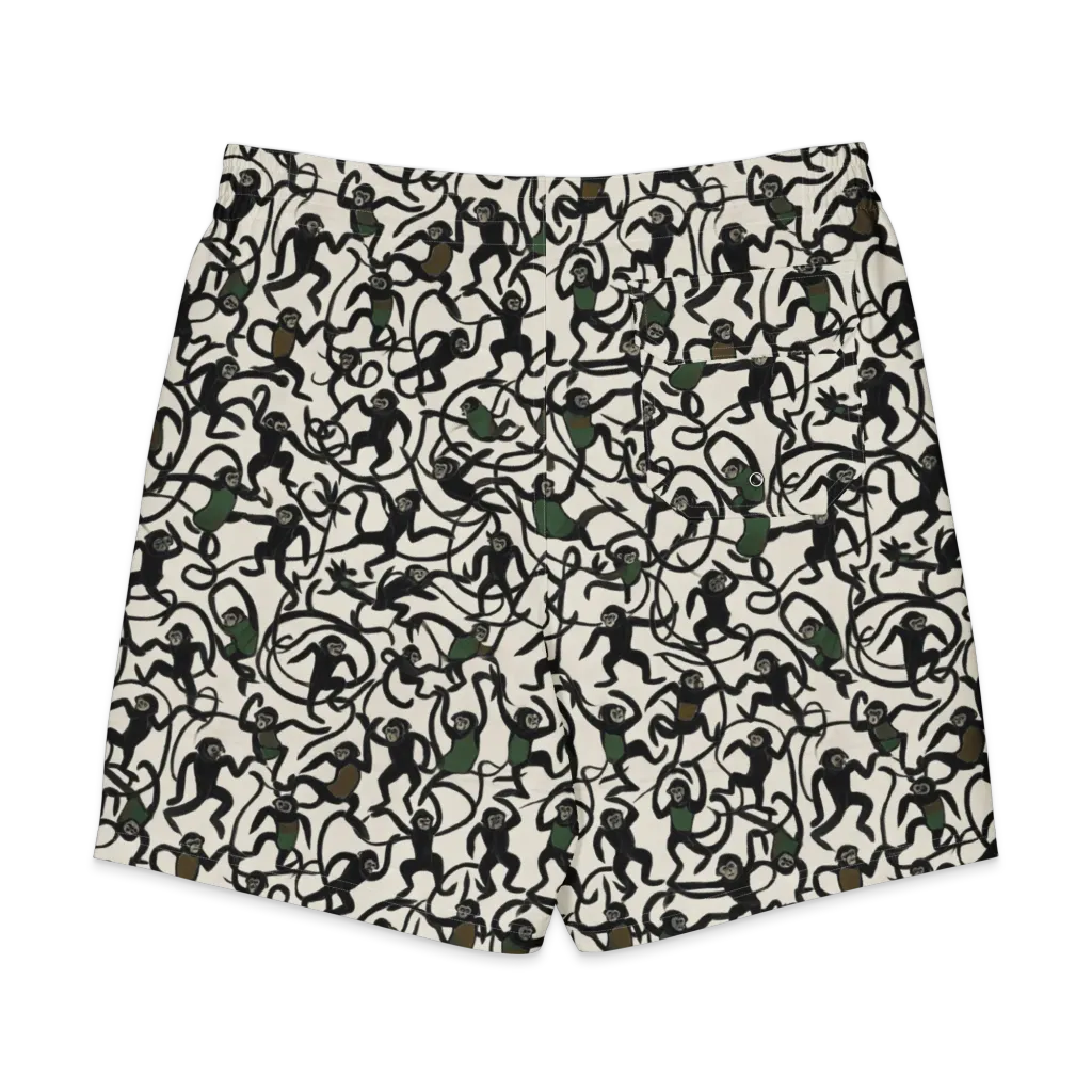 Canopy Capers on Men's Board Shorts — Back