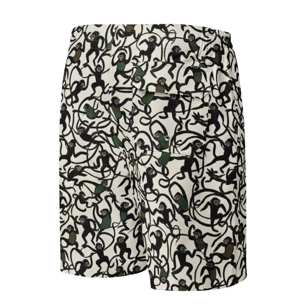 Canopy Capers on Men's Board Shorts — Back