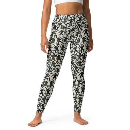 Canopy Capers on a Yoga Leggings