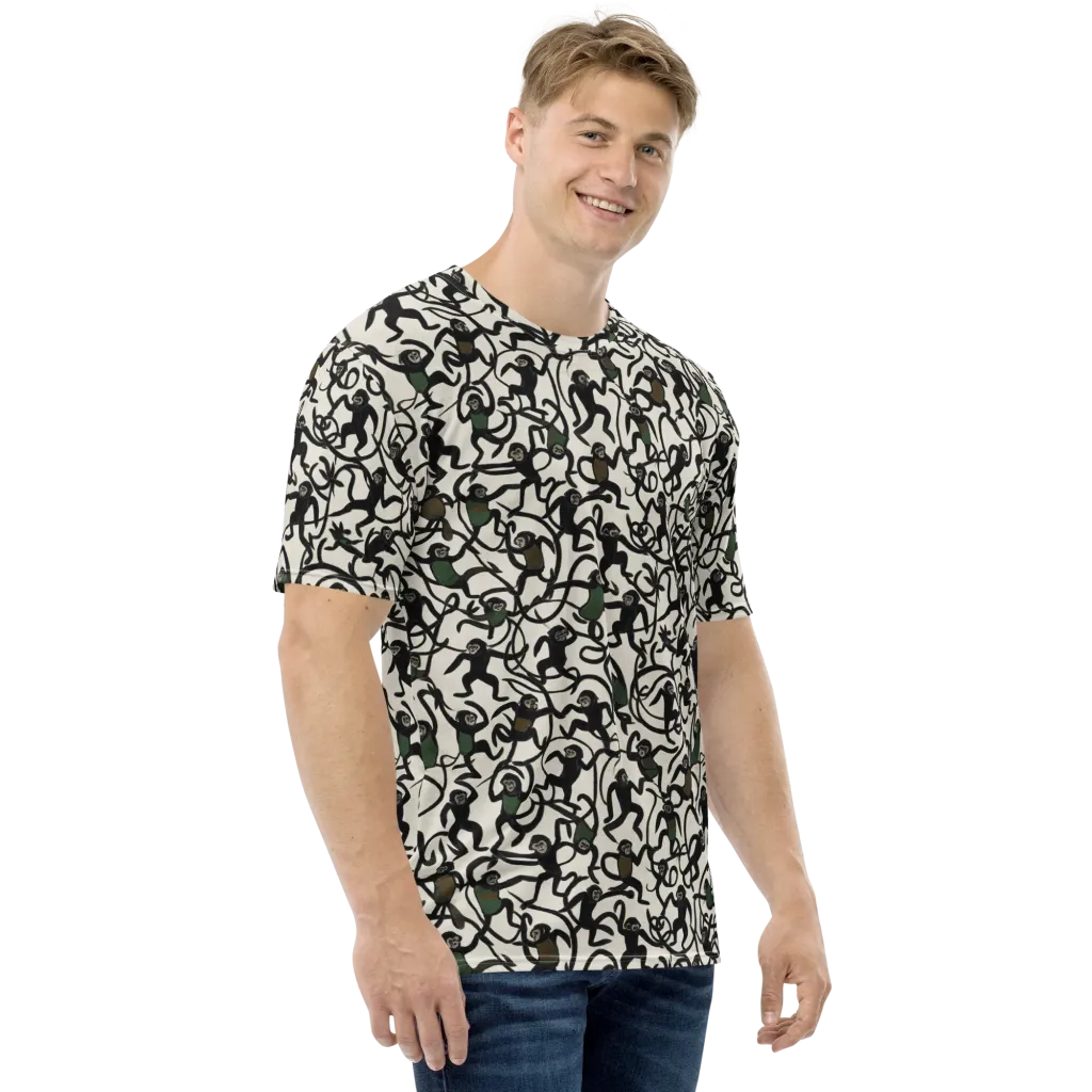 Canopy Capers on Men's Crew Neck T-Shirt — Right