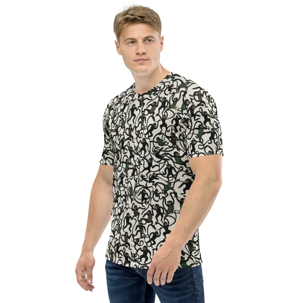 Canopy Capers on Men's Crew Neck T-Shirt — Left