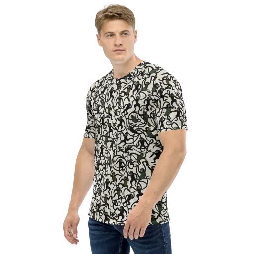 Canopy Capers on a Men's Crew Neck T-Shirt