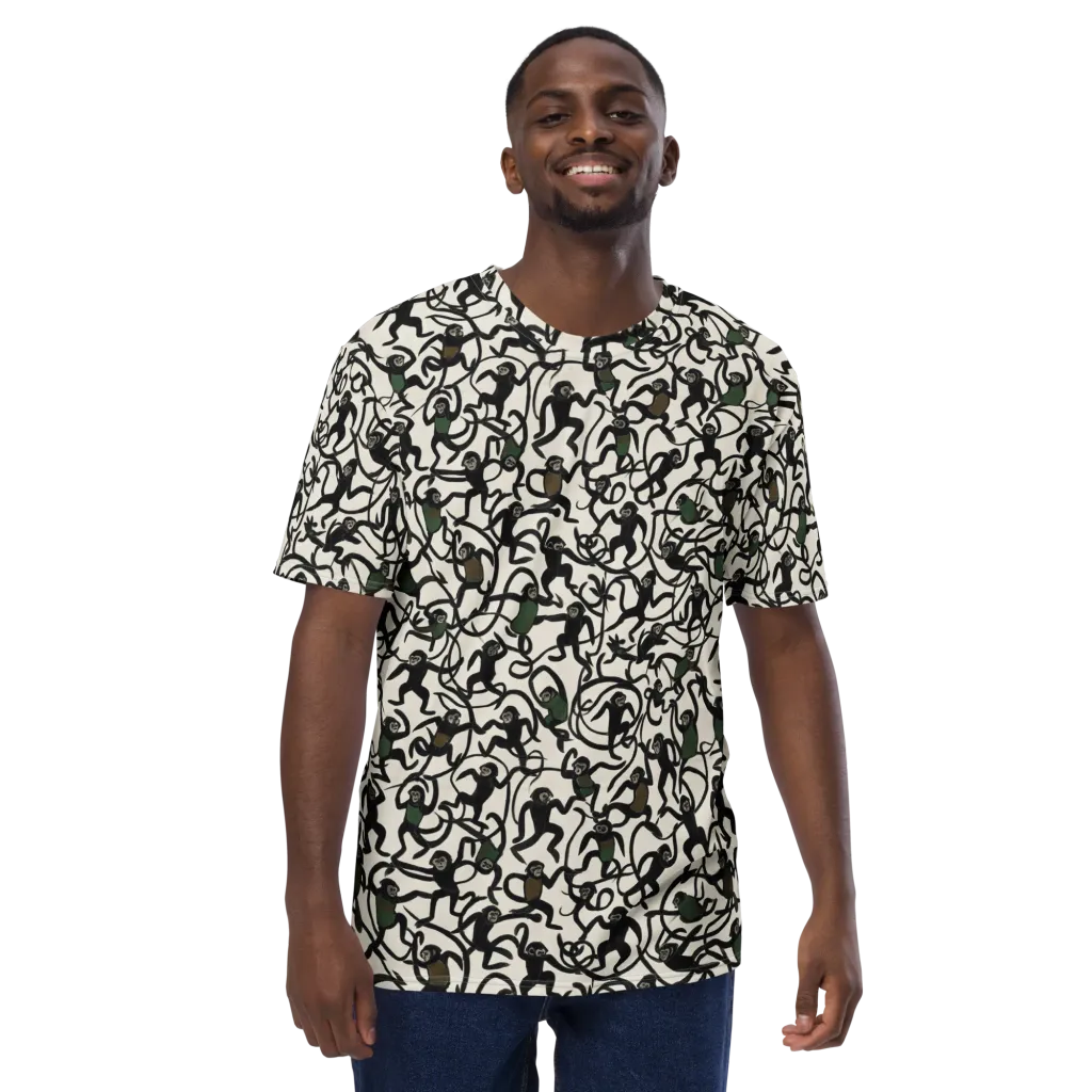 Canopy Capers on Men's Crew Neck T-Shirt — Front