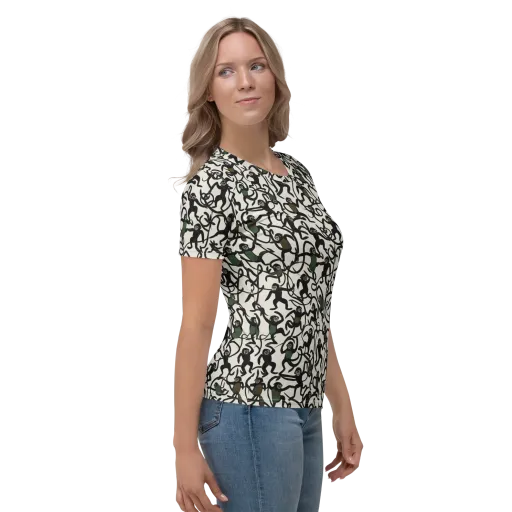 Canopy Capers on a Women's Crew Neck T-Shirt
