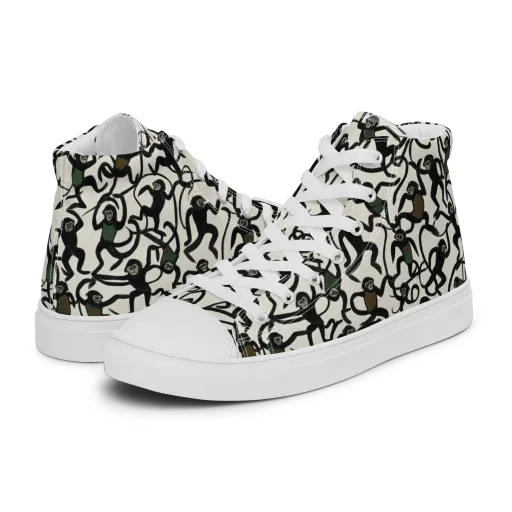 Canopy Capers on a Women's High Top Canvas Shoes
