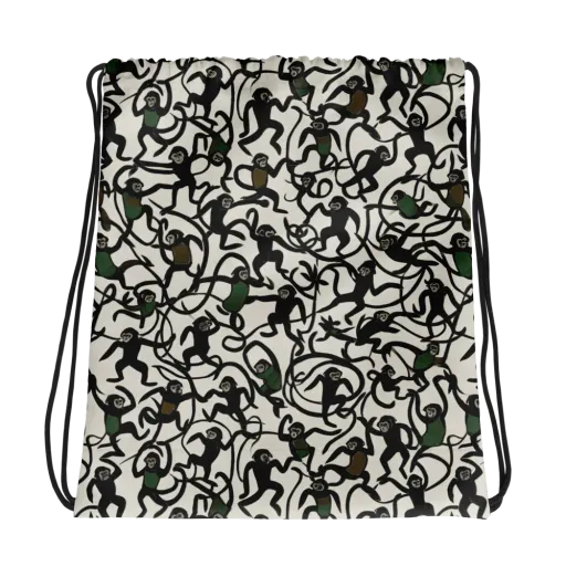 Canopy Capers on a Drawstring Bag
