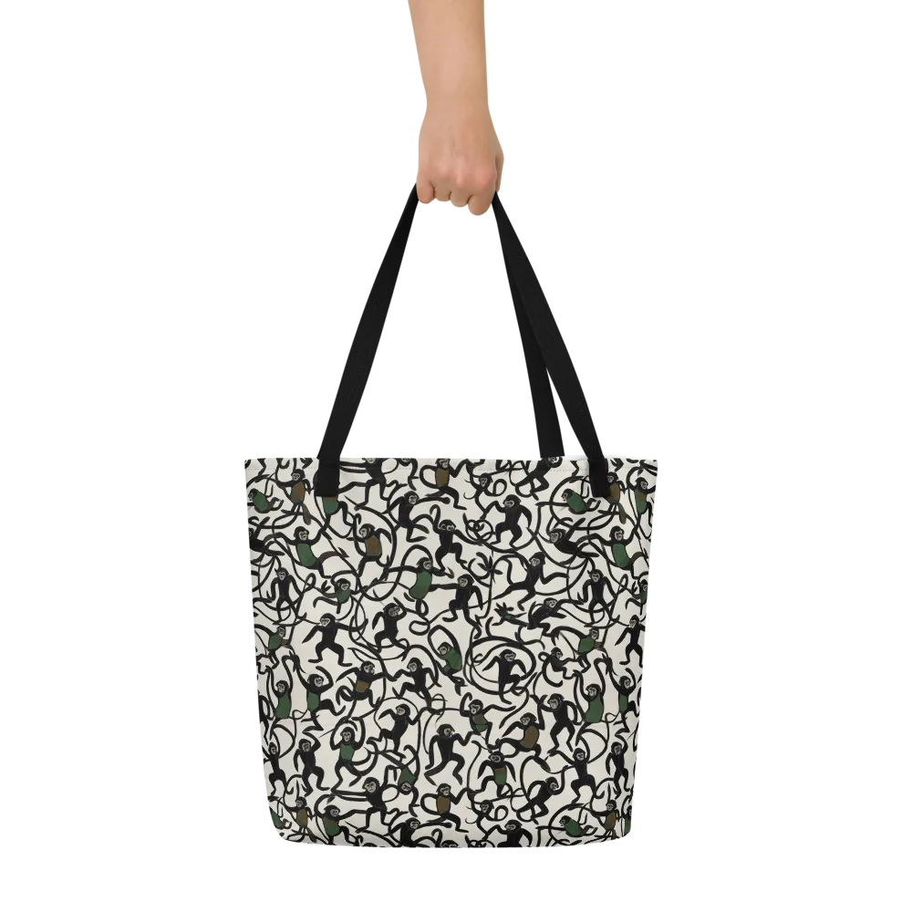 Canopy Capers on Large Tote Bag W/ Pocket — Front