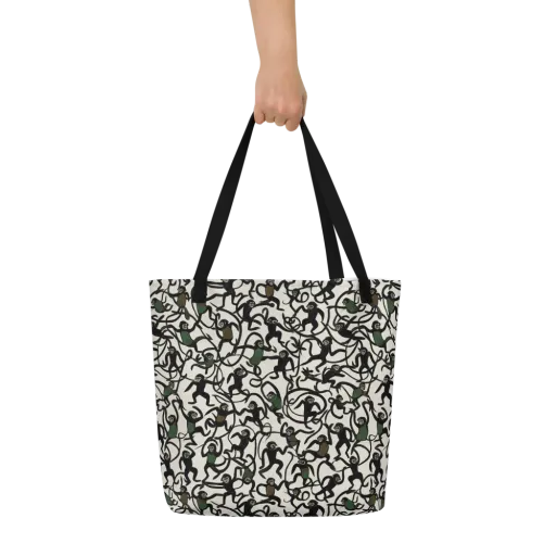 Canopy Capers on a Large Tote Bag W/ Pocket
