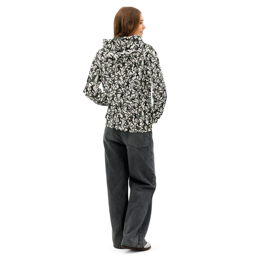 Canopy Capers on Cotton Hoodie — Back