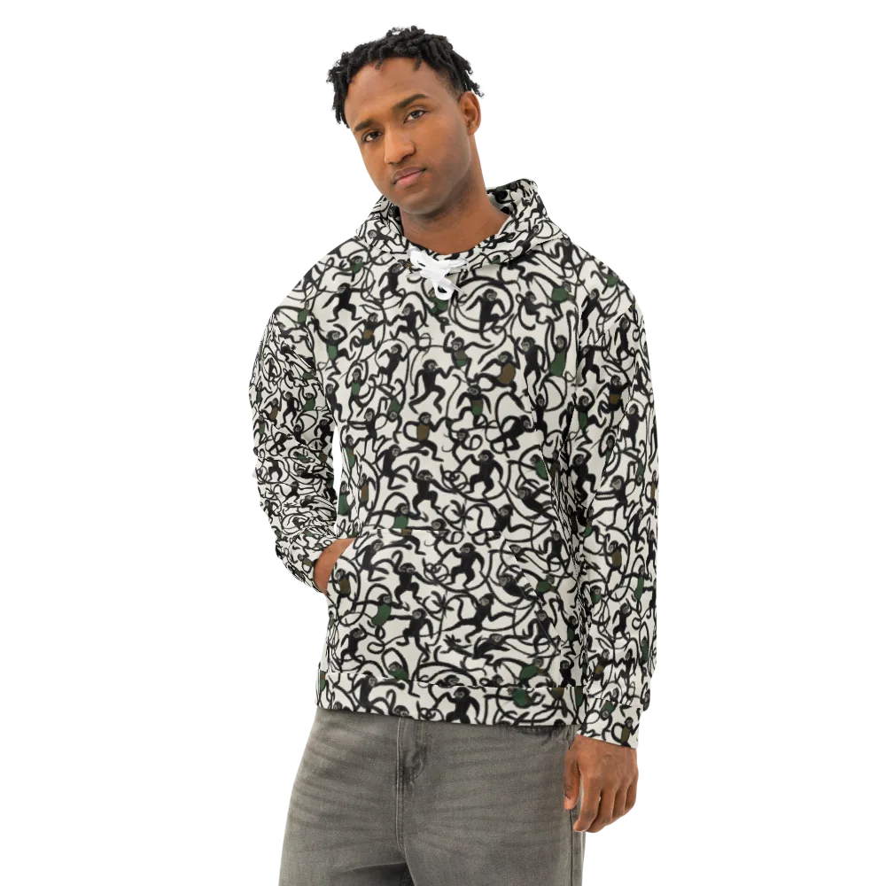 Canopy Capers on Cotton Hoodie — Left Front