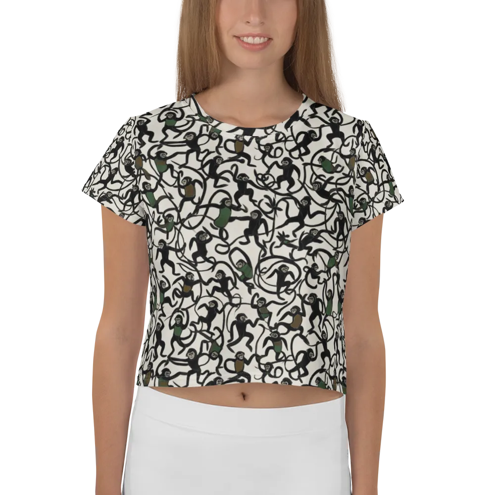 Canopy Capers on Crop Tee — Front