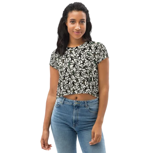 Canopy Capers on a Crop Tee