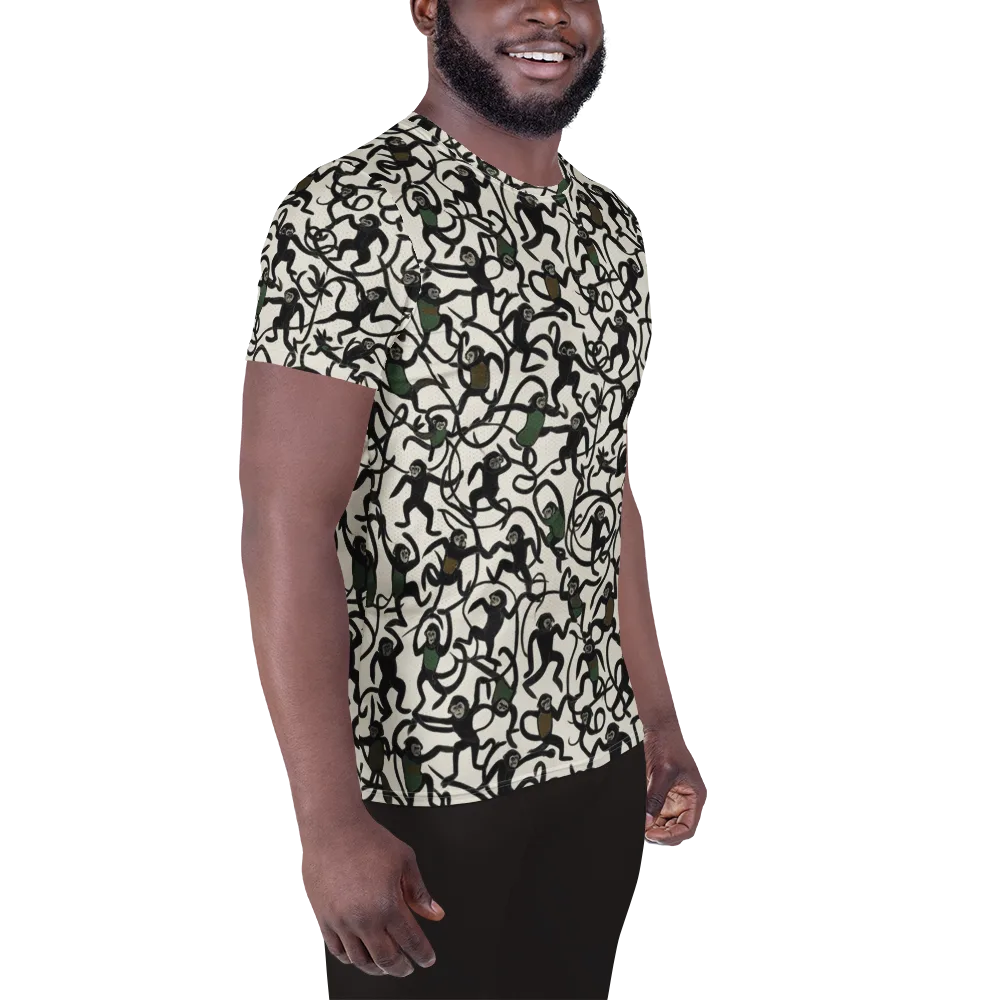 Canopy Capers on Men's Athletic T-Shirt — Right