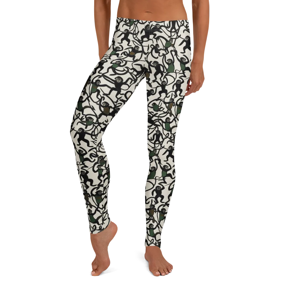 Canopy Capers on Leggings — Front