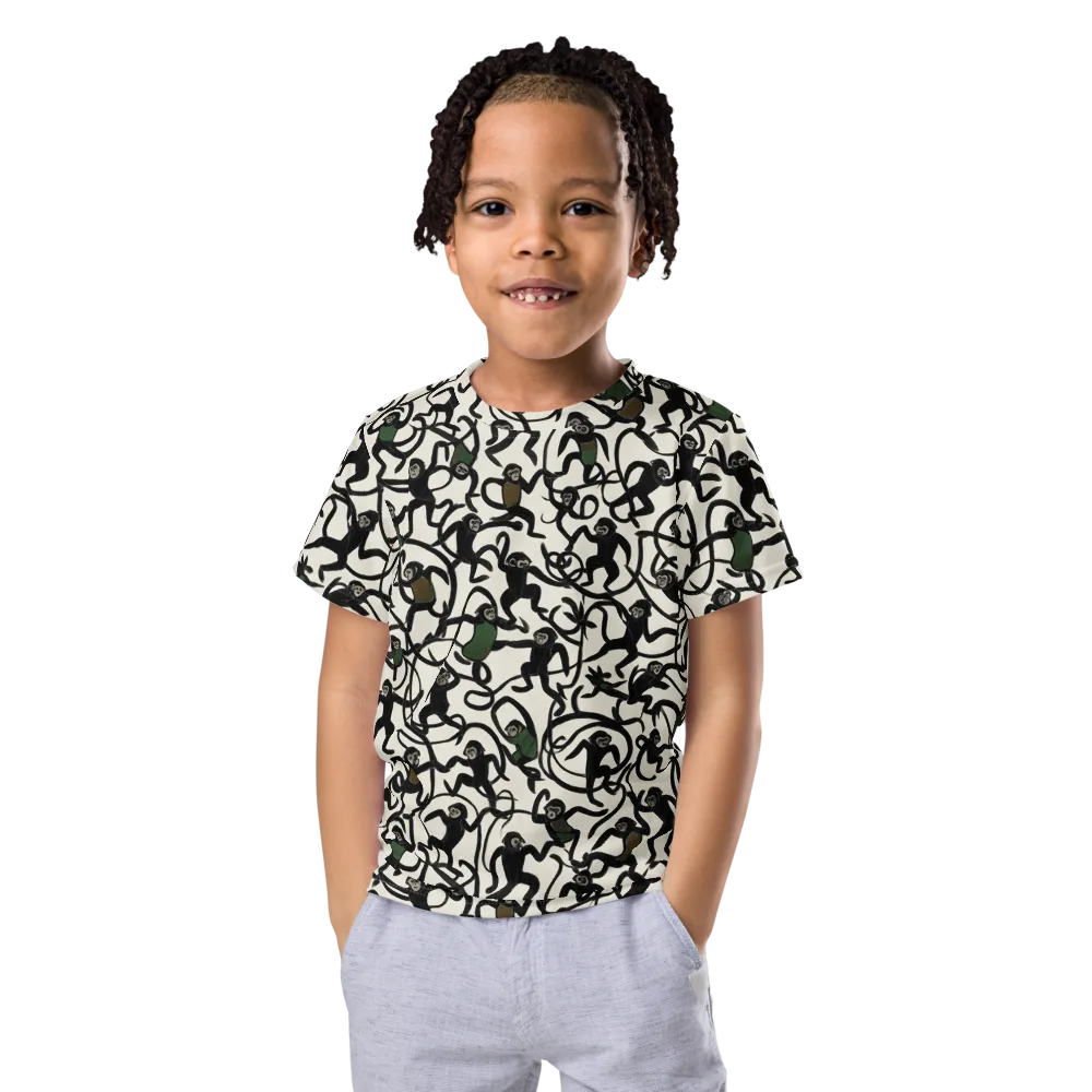 Canopy Capers on Kids Crew Neck T-Shirt — Front