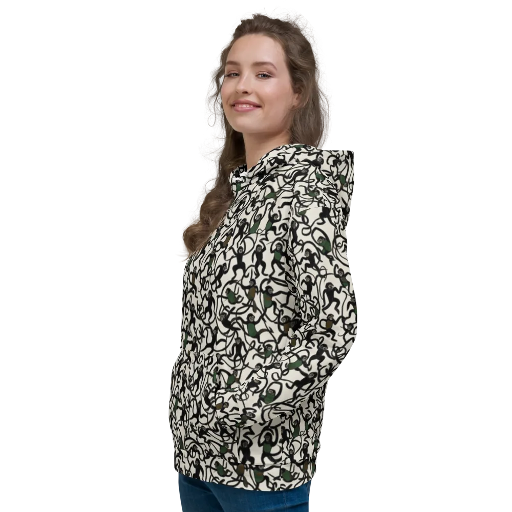 Canopy Capers on Hoodie — Left