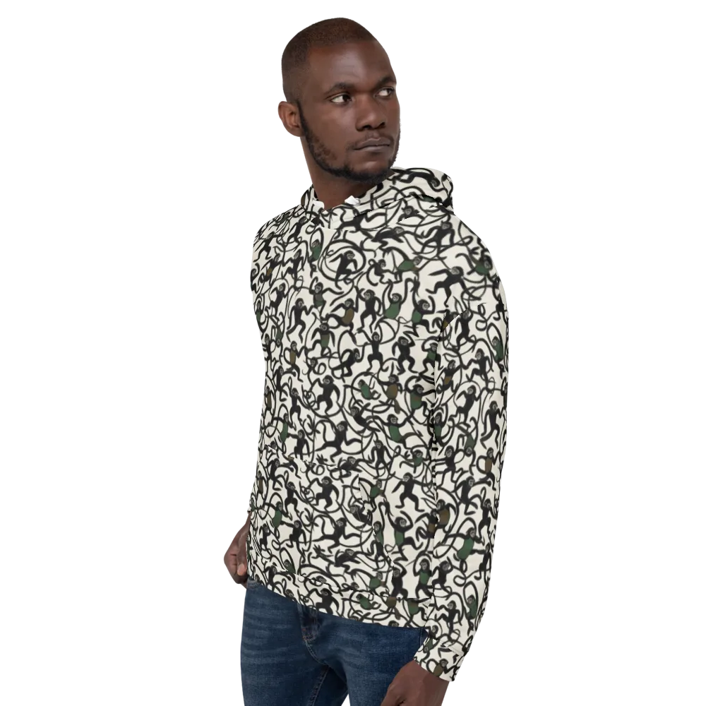 Canopy Capers on Hoodie — Left
