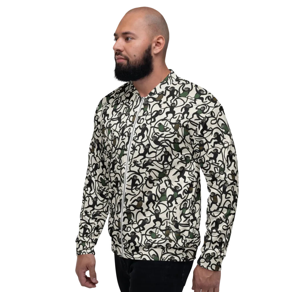 Canopy Capers on Bomber Jacket — Left