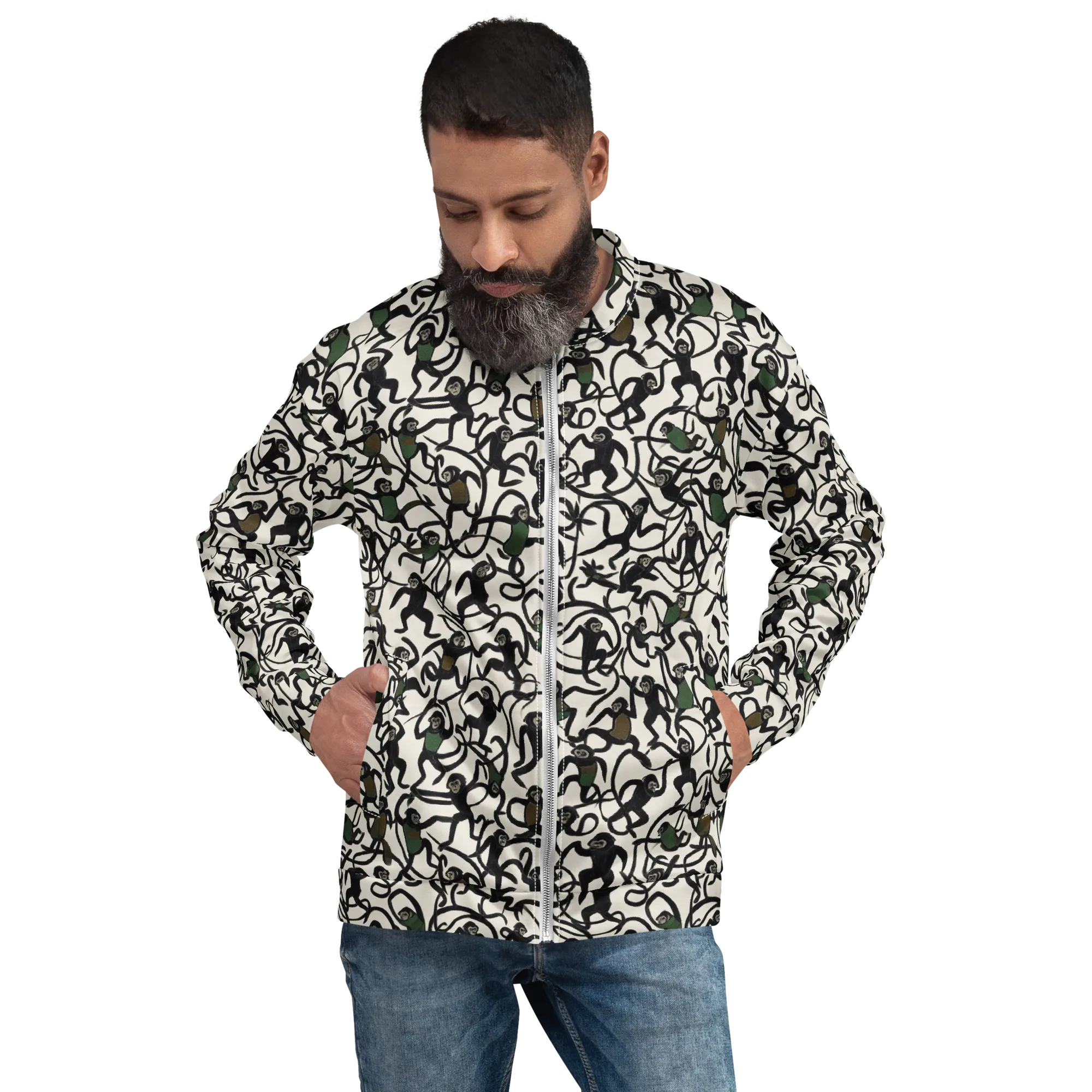Canopy Capers on Bomber Jacket — Front